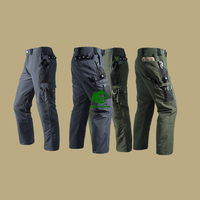 Celana Taktis Outdoor Ripstop Cepat Kering Tahan Air Bernapas Menyerap Keringat Celana Kerja Dengan Desain Multi Saku