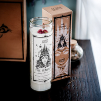 Bougie parfumée AIKUN, ingrédients biologiques, soulagement du stress, décoration d'intérieur, ensemble cadeau magique qui réalise des vœux, bougie parfumée