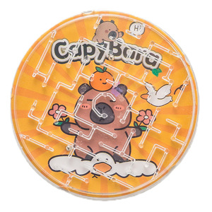Juego de equilibrio portátil con laberinto de cuentas rodantes Kapibara, juguete educativo para niños de 5 a 7 años, de plástico, unisex - Product Image 5