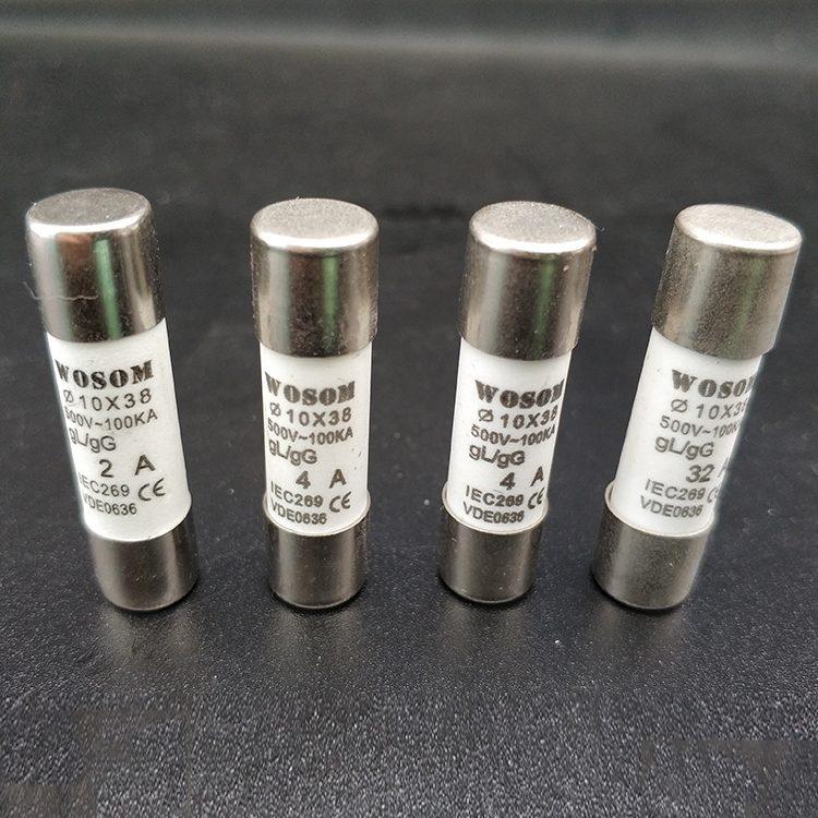 Дешевый низковольтный предохранитель 8,5*23 мм 230 В/690 в 10 - 100KA 2A 4A 6A 8A 10A 16A стеклянный трубчатый предохранитель