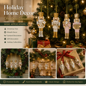 Adorno Colgante <span class=keywords><strong>Cascanueces</strong></span>, Muñeco Soldado de Resina, Decoración para Árbol de Navidad, Adorno Festivo para el Hogar - Product Image 4