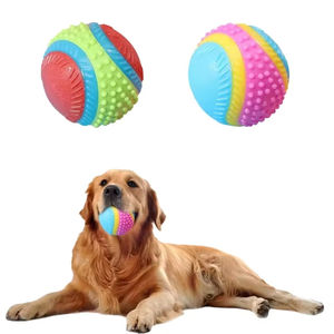 Juguete Ecológico, Duradero e Interactivo para Mascotas, Pelota para Perros con Sonido, Material TPR, Aroma a Carne para Masticar - Product Image 3