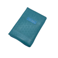 Bible personnalisée à couverture rigide gaufrée avec fermeture éclair et index de remerciement – Cuir PU et marqueur à ruban – Cadeaux d'église en gros