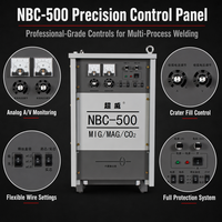 Machine à souder à l'arc MIG MAG NBC-500 à thyristors, 380V, soudeuse industrielle à gaz CO2 pour la soudure des métaux