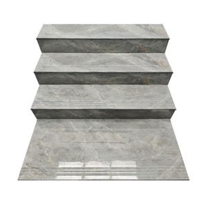 Marches d'escalier de sécurité en carrelage de porcelaine imitation marbre antidérapant pour les escaliers des bâtiments commerciaux et publics - Product Image 3