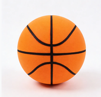 Ballons de sport d'intérieur pour enfants, taille 7, avec rainures et rayures, pour l'entraînement au dribble, rebond doux, noyau en mousse PU, silencieux, basketball