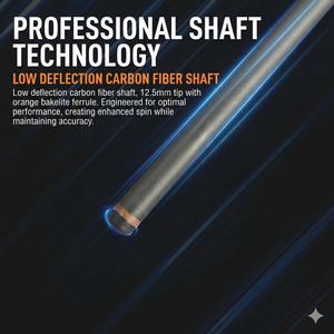 Queue de <span class=keywords><strong>billard</strong></span> en fibre de carbone lisse 58'' 20oz avec pointe laminée et poignée souple pour <span class=keywords><strong>accessoires</strong></span> de <span class=keywords><strong>billard</strong></span> 8 boules et 9 boules - Product Image 3