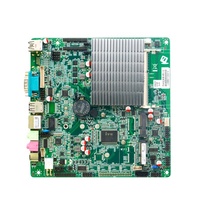 Placa Base Industrial Mini ITX Ultrafina Sin Ventilador Intel Quad Core con Gráficos Integrados, Canal Único, 8 Puertos USB, Nueva