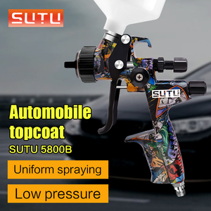 Le pistolet de pulvérisation HVLP 5800 convient à <span class=keywords><strong>la</strong></span> réparation automobile avec une uniformité d'atomisation élevée de 1,3/1,4/1,7/2,0/2,5 mm - Product Image 3