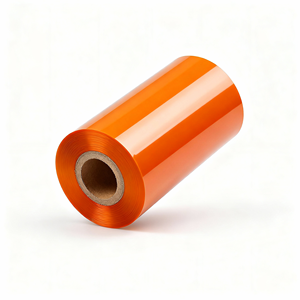 Ruban <span class=keywords><strong>de</strong></span> <span class=keywords><strong>cire</strong></span> <span class=keywords><strong>de</strong></span> carbone couleur à largeur personnalisée 50-130 mm pour exigences d'étiquetage spéciales, compatible avec les imprimantes d'étiquettes - Product Image 3