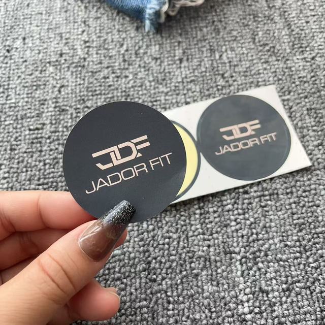 Transparent Hot Stamping Stickers, Waterproof, Can Print Any Logo, Customizable Size and Shape