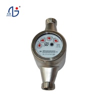 Medidor de Agua Multichorro de Alta Precisión de 15 mm, Acero Inoxidable 304, con Dial Húmedo, para Agua Fría, Horizontal, Doméstico, OEM, IP68