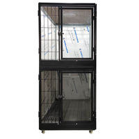 Hot Sale Metal Square Tube Hunde kiste-Hochleistungs-Eisen-Stahl-Zwinger für große Hunde