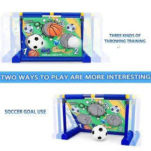Bambini ricaricabili al coperto che giocano a giocattoli sportivi gioco di palla in movimento cancello di calcio macchina da calcio gioco interattivo al coperto giocattolo all'aperto