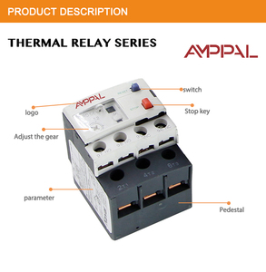 Sıcak satış mühürlü termal aşırı yük rölesi LR2-D13/LR2-D23/LR2-D33 minyatür 230/240V 660V röle Motor koruma için Motor - Product Image 6