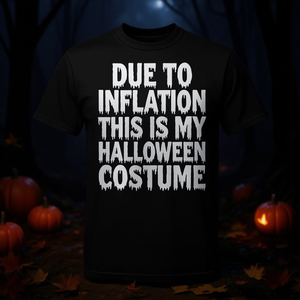 En raison de l'inflation, c'est mon t-shirt de costume d'Halloween. - Product Image 3