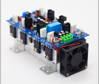 Double DC45-90V 200W * 2 8Ω TTC5200 TTA1943 Tube V8 Professional HiFi High-Power Stereo Home Stage Square Audio Amplifier Board