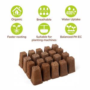 Esponja de alto crecimiento de 5cm utilizada en el sistema de cultivo hidropónico Coco turba bloque plantas cultivo suelo bajo para <span class=keywords><strong>Idoo</strong></span> - Product Image 4