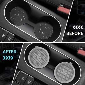 Silicone <b>Car</b> Cup Coaster Universal Automotive Waterproof Non Slip Holders for <b>Car</b> Drinks Mat - Product Image 6
