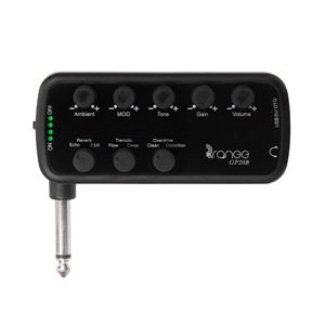 Pédale d'effets pour guitare Range GP20B avec Reverb, Delay, Distortion et Overdrive pour guitare électrique et basse, en plastique - Product Image 1