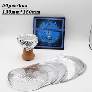 Papier de papier d'aluminium de narguilé Shisha de qualité alimentaire pré-perforé - Product Image 4