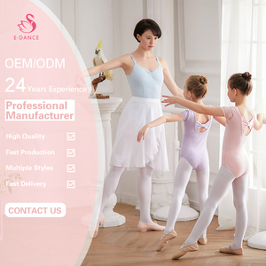 Collants de danse ballet extensibles rose uni F5031 pour femmes, collants avec trou, collants de danse ballet pour femmes - Product Image 6