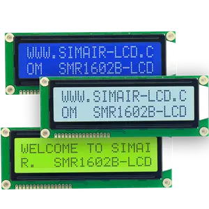 शीर्ष बिक्री बड़े स्टॉक 5V 3.3V 16pin एलसीएम Transflective 1602 16x2 बड़ा चरित्र एलसीडी डिस्प्ले स्क्रीन मॉड्यूल