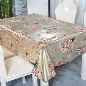 Factory Direct Lace Vinyl Tablecloth Soil-Resistant PVC Roll for Everyday &amp; Event Use <strong>Outdoor</strong> <strong>Table</strong> <strong>Cover</strong> - Product Image 5