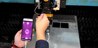 Aligneur visuel de buse laser SWT pour machines de découpe laser à fibre offrant un alignement visuel facile et une calibration précise
