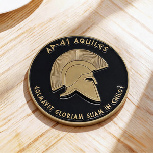 Moneda Conmemorativa de Metal Personalizada con Esmalte Suave, Bañada en Oro, Regalo, Souvenir, OEM, Venta al por Mayor, Directo de Fábrica - Product Image 1