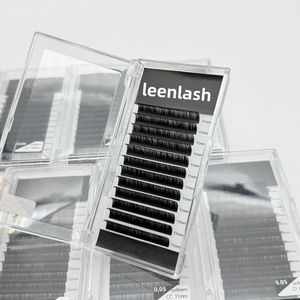 Handmade 003 005 007 Espessura CC Curl Matte Dark <span class=keywords><strong>Black</strong></span> Silk Volume Cílios Extensões Premium Private Label Cashmere Lashes - Product Image 1