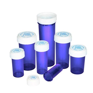 Flacon à pilules à capuchon CR résistant aux enfants personnalisé réversible 6DR à 60DR Conteneur à médicaments de style mignon - Product Image 4
