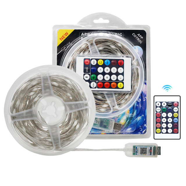LED String Light 5M 10M 20M Dream Color RGBIC Strip Fairy Light USB Smart Christmas Tree Lights App Control Outdoor
