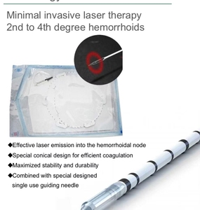 Fibre optique médicale radiale de carbone de retrait de veine d'araignée d'endolifting pour la chirurgie endoveineuse d'endolaser d'hémorroïde d'Evlt d'ablation - Product Image 6