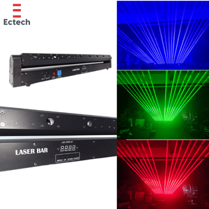 Chất béo chùm màu đỏ 8 mắt 500mW Lazer thanh di chuyển đầu laser ánh sáng sân khấu DJ ánh sáng laser cho các ban nhạc câu lạc bộ đêm đám cưới parities - Product Image 3