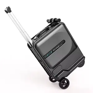 세련된 유니버설 여행 하드 여행 가방 스마트 다기능 여행 가방 전기 스쿠터 배터리