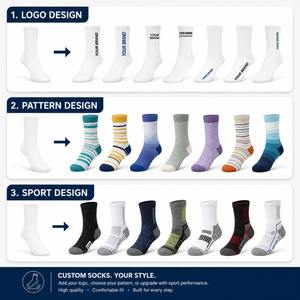 Custom Logo Cycling <b>Socks</b> Breathable Sweat-Absorbing Outdoor Sport <b>Socks</b> for Men Women - Product Image 3