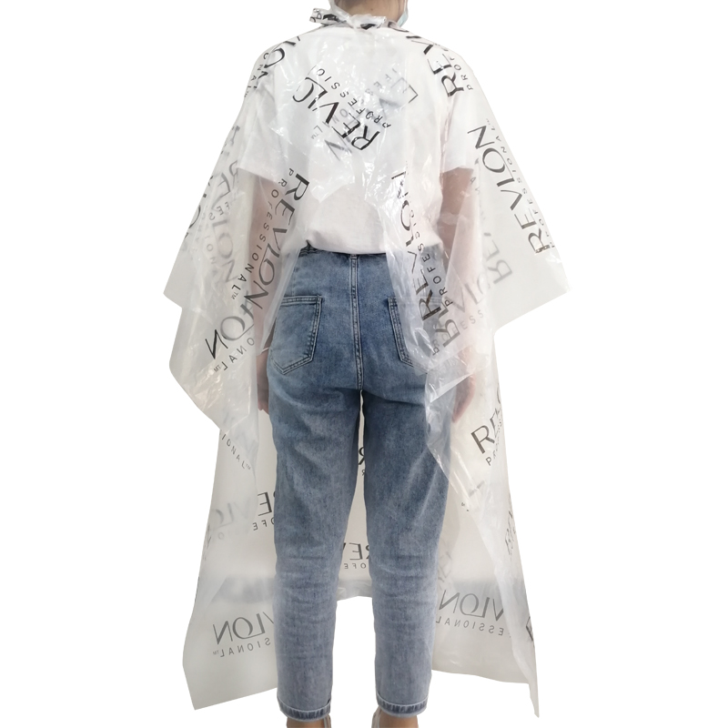 2022 горячая Распродажа дешевая Премиум Пластиковая прозрачная Парикмахерская накидка для окрашивания волос для парикмахерской