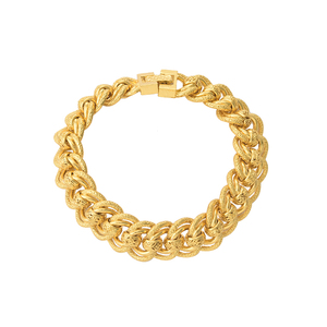 <span class=keywords><strong>Bracelet</strong></span> cubain en or <span class=keywords><strong>brésilien</strong></span> plaqué or 24 carats JXX JSL-147-15N, bijoux d'usine, pour hommes, pour mariages, fêtes et cadeaux - Product Image 5