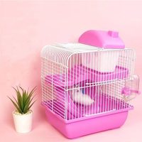 Cage de Luxe pour Cochon d'Inde et Lapin, Cage pour Hamster, Maison pour Animaux de Compagnie, Cage en Plastique pour Petits Animaux