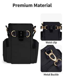 Free sample Custom Factory <b>Dog</b> <b>Treat</b> Bag Drawstring Closure <b>Pouch</b> Include Carabiner Hook Reflective Belt <b>Training</b> <b>Treats</b> <b>Pouch</b> - Product Image 3