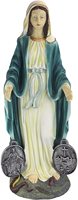 2025 Médaille Miraculeuse Madonna figurine Style Italien Religieux Jardin Statue sculpture personnalisée
