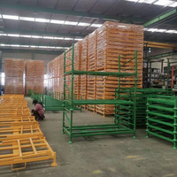 Étagère de rangement pliable en acier |   Support de rangement pour pneus personnalisable et antirouille |   Étagères d'entrepôt ajustables et détachables