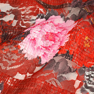 Trung Quốc Hot Bán chữ số in vải 100% polyester hoa in lưới vải cho hàng may mặc - Product Image 2