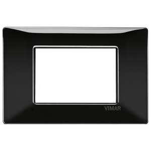 Vimar Black Wall <b>Switch</b> Plate 17x8 Cm Matte Finish For Modern Interior - Product Image 1