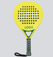 Raquettes de paddle légères de haute qualité pour joueurs professionnels, personnalisées, avec filet en nylon, en fibre de carbone 12k
