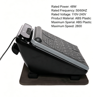 Masseur vibrant réglable pour les pieds - Appareil de thérapie plantaire multi-vitesses 50/60Hz avec ABS pour la maison, le bureau et la relaxation musculaire