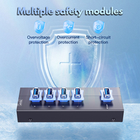 Industrial USB 3,0 Hub 4 puertos con conectores bloqueables, 5Gbps SuperSpeed Hub para Windows/Mac/Linux
