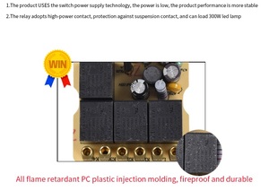 Exhibition Hall <strong>Used</strong> High Quality Four Channel Wireless Remote Control Dimmer <strong>Switch</strong> for Led Lights - Product Image 5