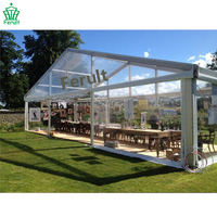 Vente directe d'usine - Tente de réception en aluminium et PVC transparent pour église, pour salon professionnel, événement